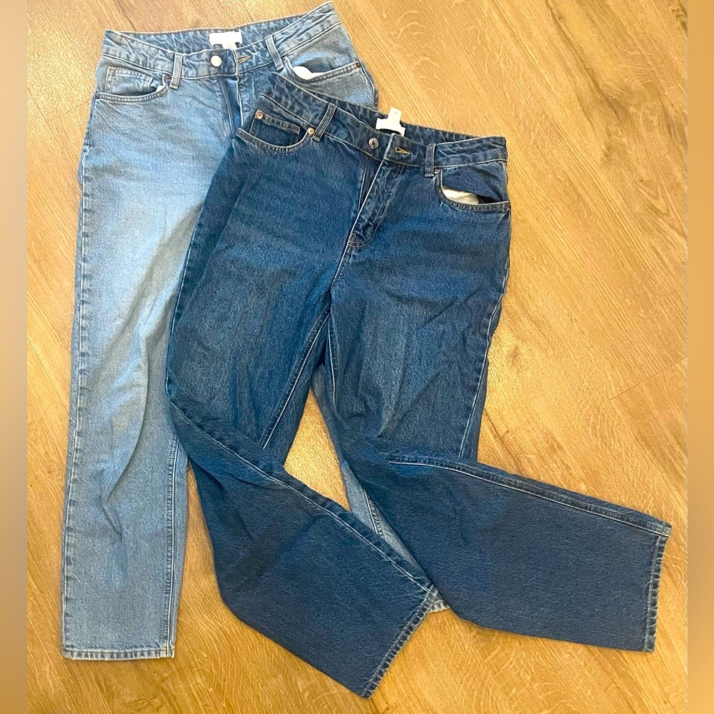 Bundle of 2 H&M Women’s Jeans - Size 8 - Light Wash & Dark Wash